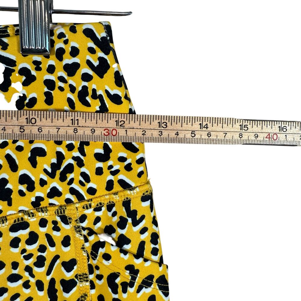 Bcbgeneration Yellow Leopard Print High Waist Leg… - image 7